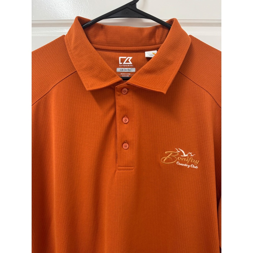 2X Cutter Buck Men XXL DryTec Polo Shirt Bonifay Country Club Golf The Villages